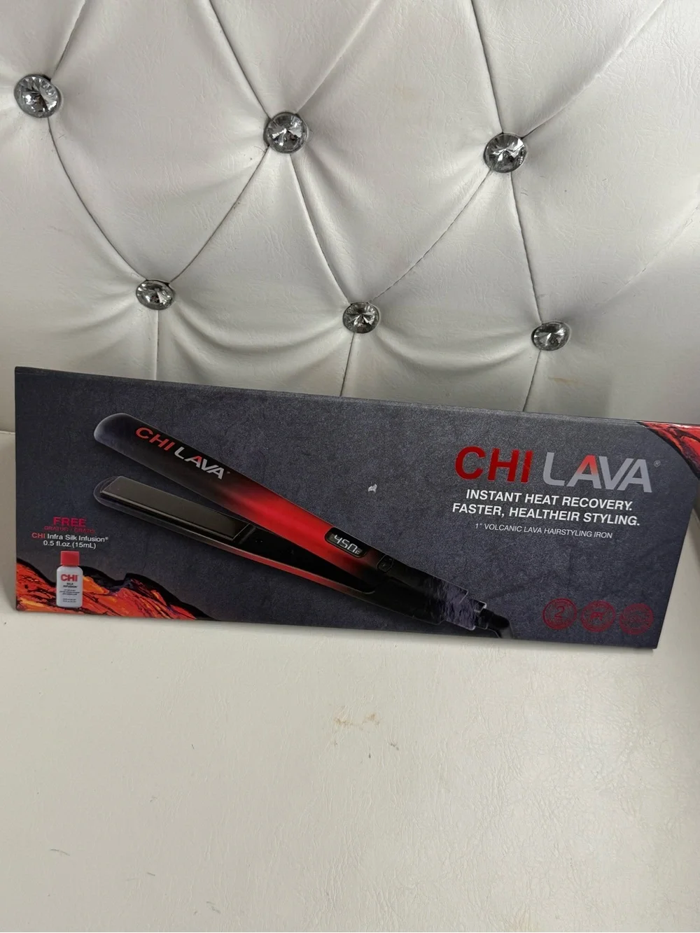 CHI Lava Red & Black Volcanic Hair Straightener